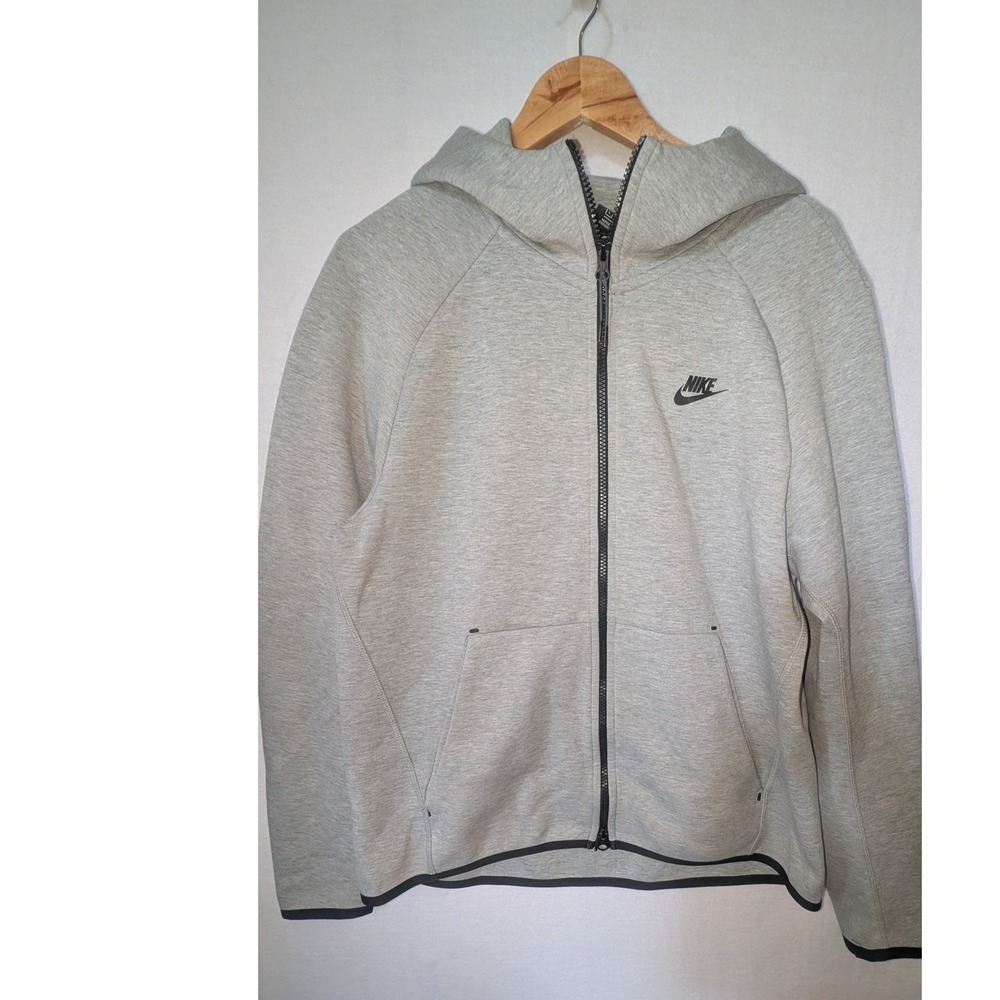 Nike Sportswear Tech Fleece Full Zip Hoodie Gray 928483-063 Mens Large